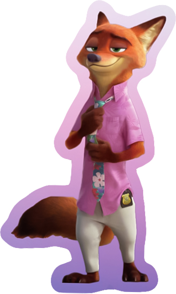 Шар Фигура, Мистер Лис розовая рубашка