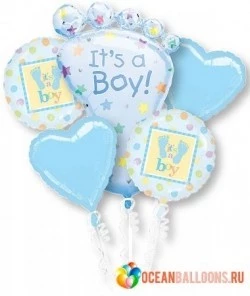 Фольгированные шары на выписку из роддома