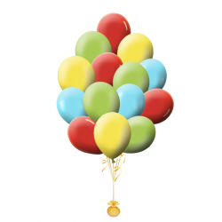 Простое облако из 100 пастельных воздушных шаров