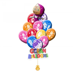 Шар Маша и Медведь Героиня любимого мультфильма