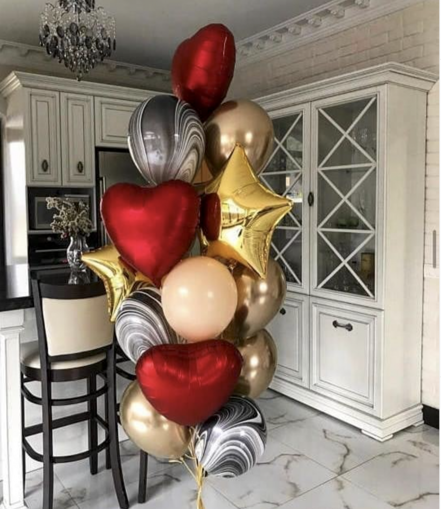 Букет из шаров на День Рождения женщине