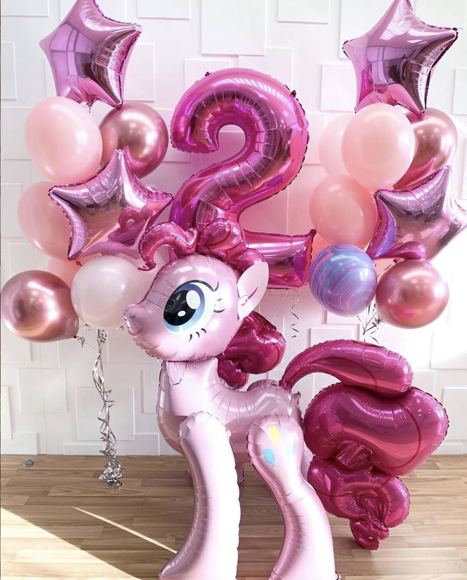 Шары на День Рождения девочке 2 года